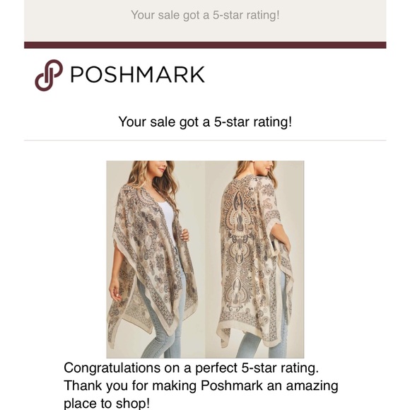 BOHO CHIC FLORAL KIMONO - VINTAGE BLUE - Picture 2 of 5